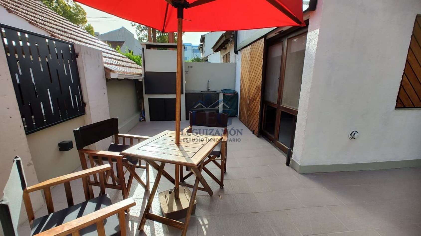 Departamento 3 Ambientes en Pinamar con Parrilla y Cochera