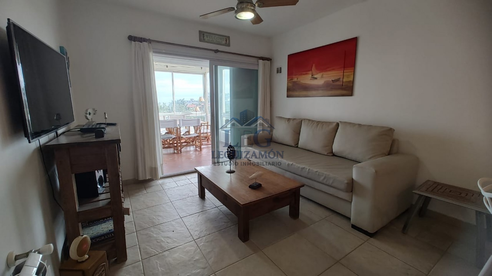 Departamento 3 Ambientes Frente al Mar en Pinamar con Cochera